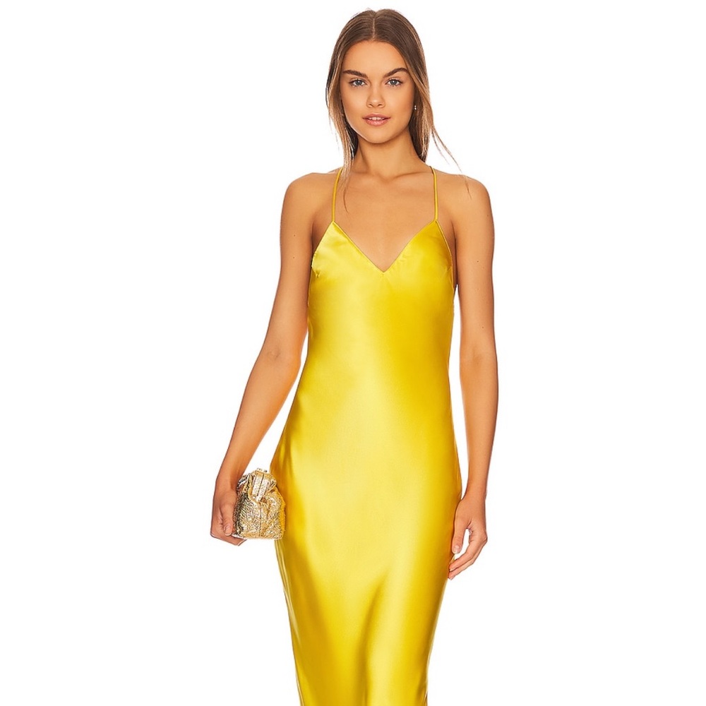 Amanda Uprichard x REVOLVE Lolita Gown in Yellow